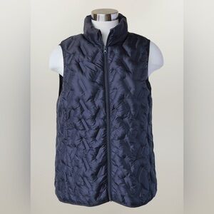 TANGERINE Women's Dark Navy Blue Quilted Vest